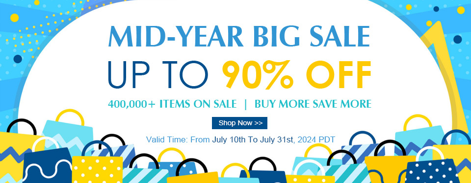 Mid-Year Big Sale Up To 90% OFF
