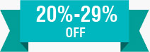 20%-29% OFF