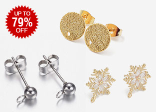 Stud Earring Findings Up To 79% OFF