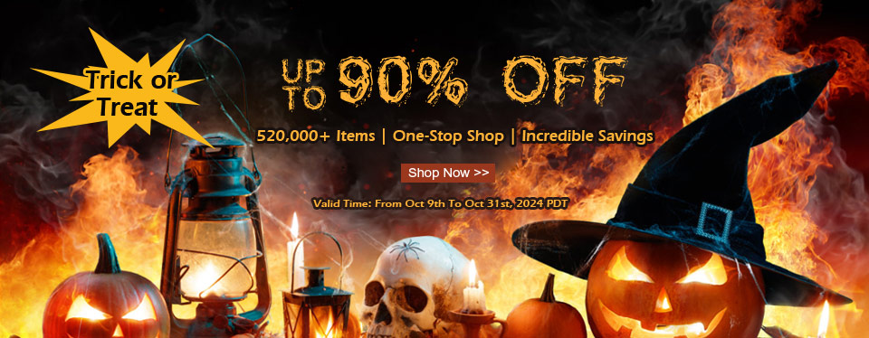 Trick or Treat Up To 90% OFF