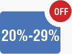 20%-29% OFF