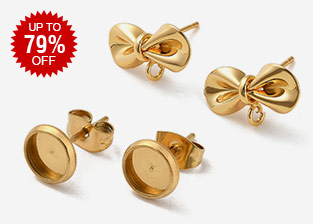 Stud Earring Findings Up To 79% OFF