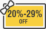 20%-29% OFF